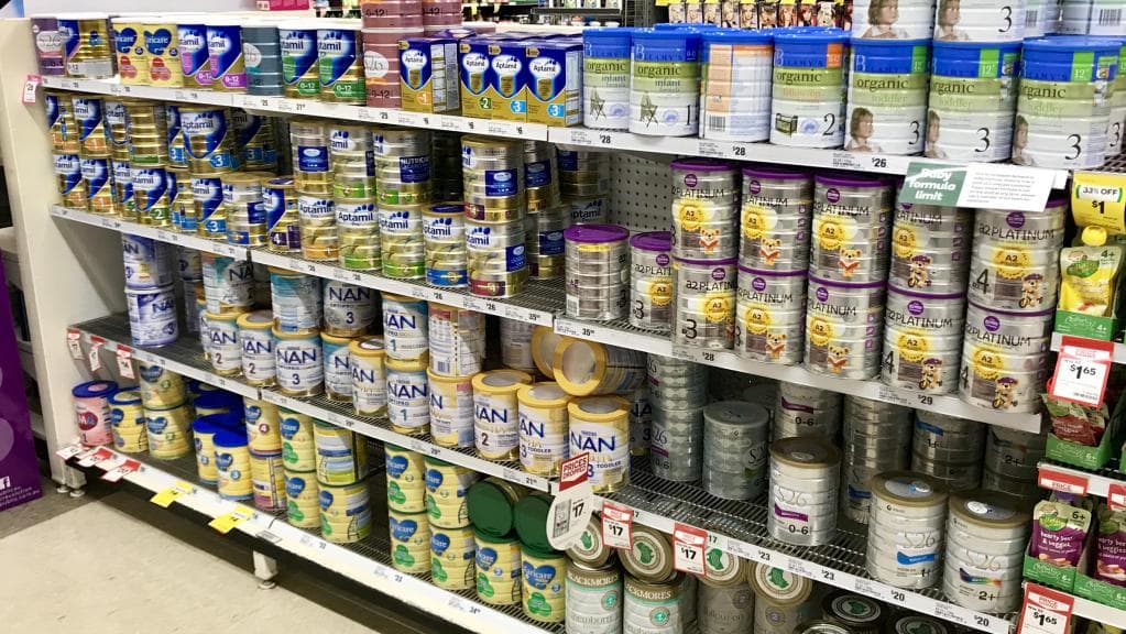 海外买家需求高 悉尼超市婴儿奶粉屡被盗