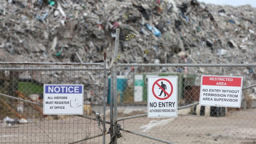 维州政府接手清理大型废物堆 花费或上亿