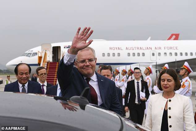 澳洲总理抵达河内 对越南进行正式访问