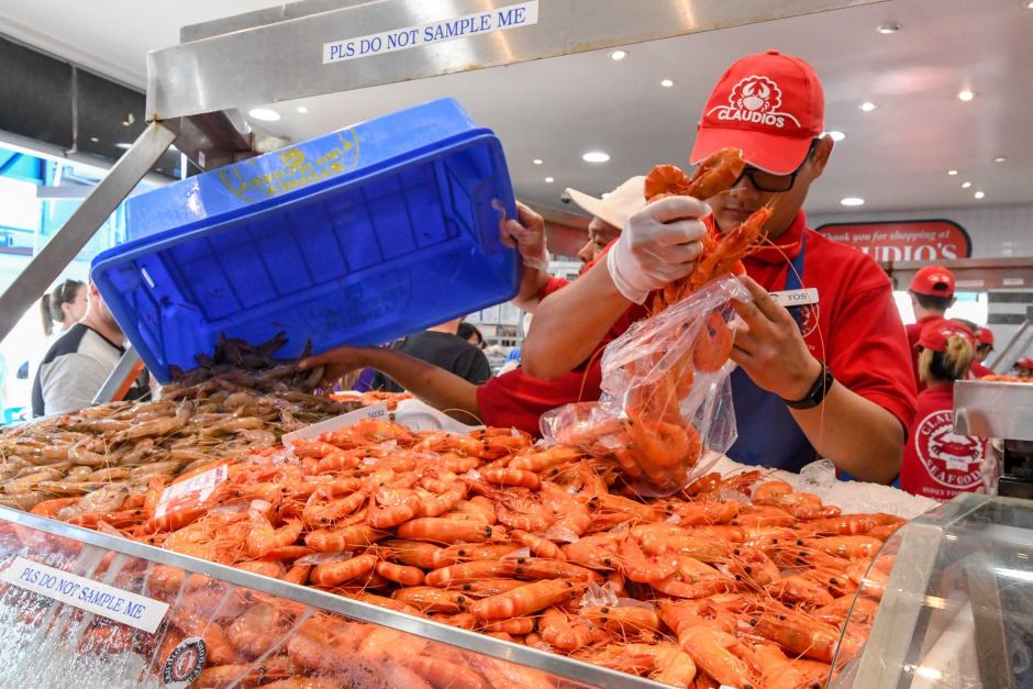 悉尼人圣诞节料吃130吨虾